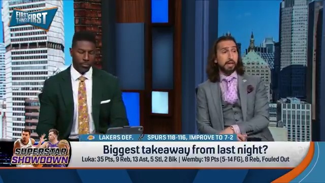 "If Nico Harrison today called Rob Pelinka and offered AD and Cooper Flagg for Luka Doncic, Pelinka would say no." — nick wright