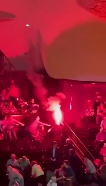 Free Palestine protestors in France tried to cancel a concert performed by the Israel Philharmonic, but failed. So they are at the concert right now, lighting flares and causing disruptions. They've forced the performers to stop 3 times already. Reports suggest there is no security at the venue, despite the known threat. And would you really put it past these people to attack concert goers? Because I wouldn't. I hope things don't escalate.