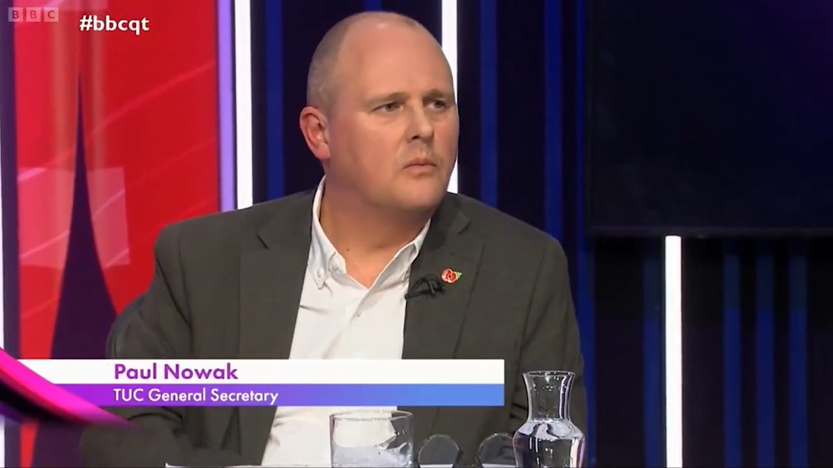 "It's time we asked those with the broadest shoulders to pay a fairer share" Paul Nowak #BBCQT
