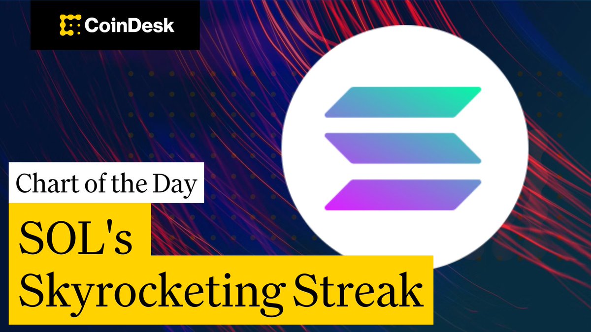 📊 Solana ETFs defy market, recording their 7th straight day of net inflows while Bitcoin and Ether saw withdrawals. Jenn Sanasie brings you "Chart of the Day," presented by Crypto.com.