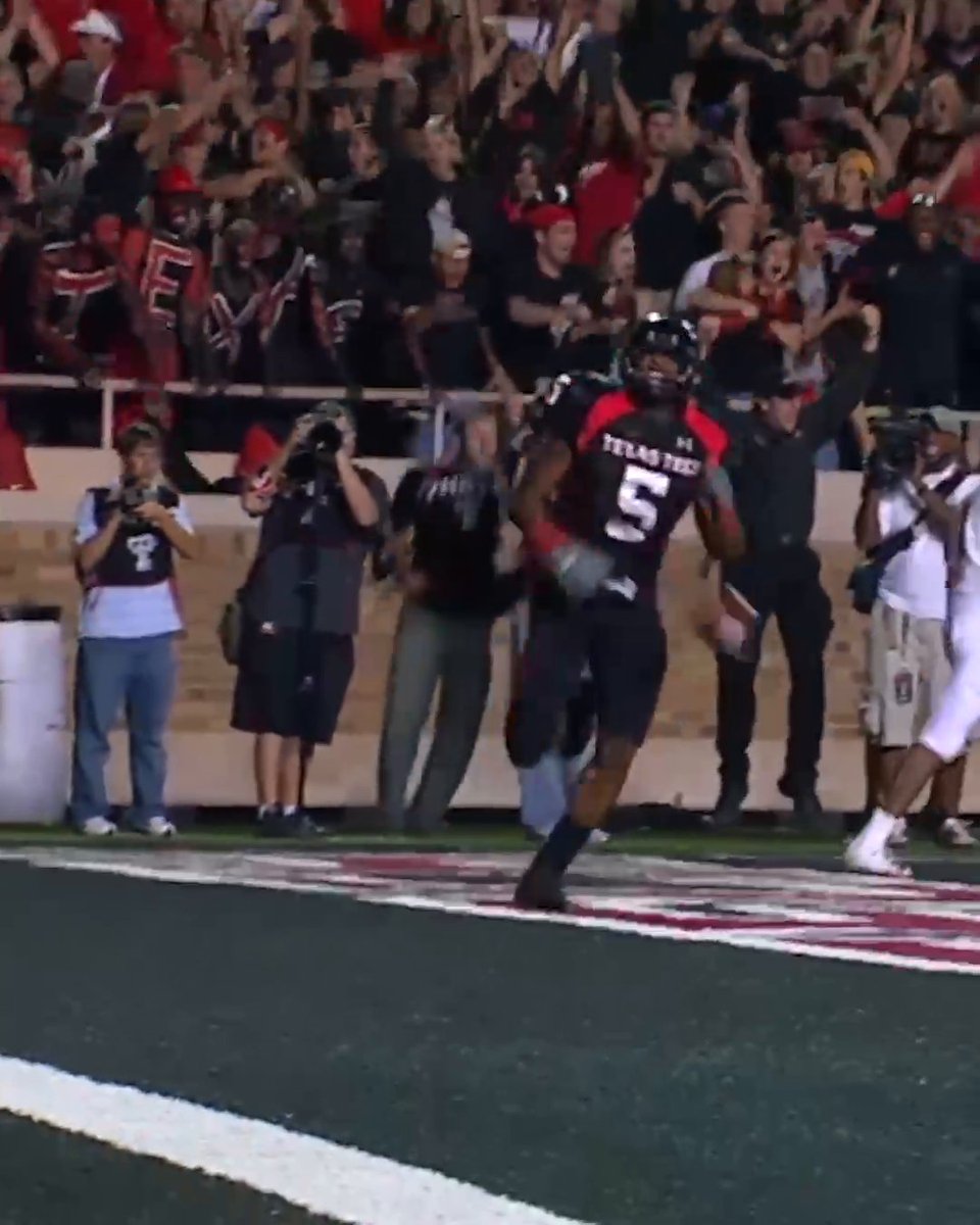 The last time College GameDay went to Texas Tech, Michael Crabtree did this to lead the Red Raiders to a win over No. 1 Texas 😮💨