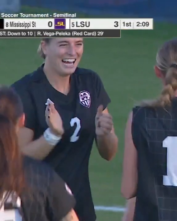 42' | STATE CUTS INTO THE LEAD OFF THE CORNER! Mississippi State Soccer x 📺 SEC Network
