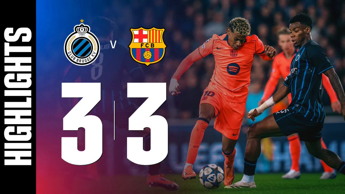 Brugge 3️⃣-3️⃣ Barça