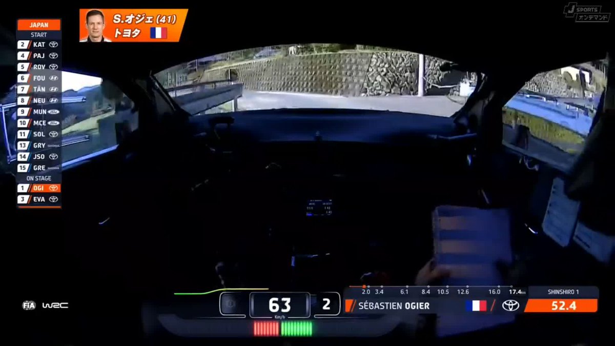 SS2を終えて首位に立つ 帝王オジェのSS3/新城 民家が立ち並ぶ 細道を170km/hオーバーで駆け抜ける! 凄すぎて思わず笑いました🤣 #ラリージャパン 2025 全SS徹底LIVE配信! 🔽ご視聴/ご購入は🔽 #RallyJapan