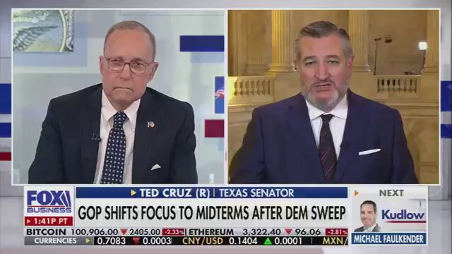 .Ted Cruz: "I think right now the two frontrunners for the Democratic nomination for President in 2028 are AOC &amp; Mamdani."