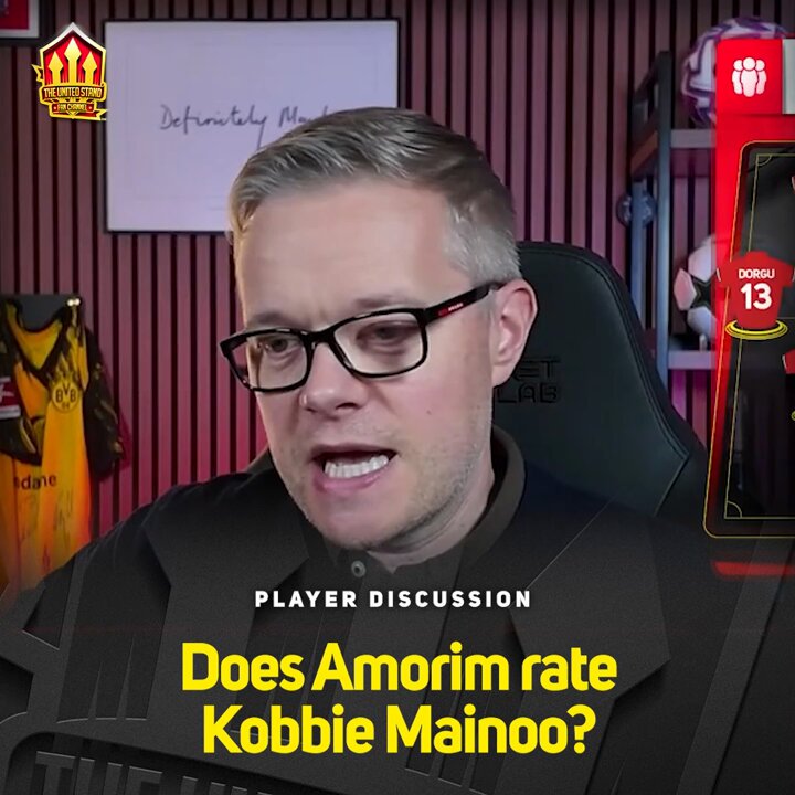 "It's just very obvious to me that Amorim doesn't rate Mainoo!" 😱 #mufc