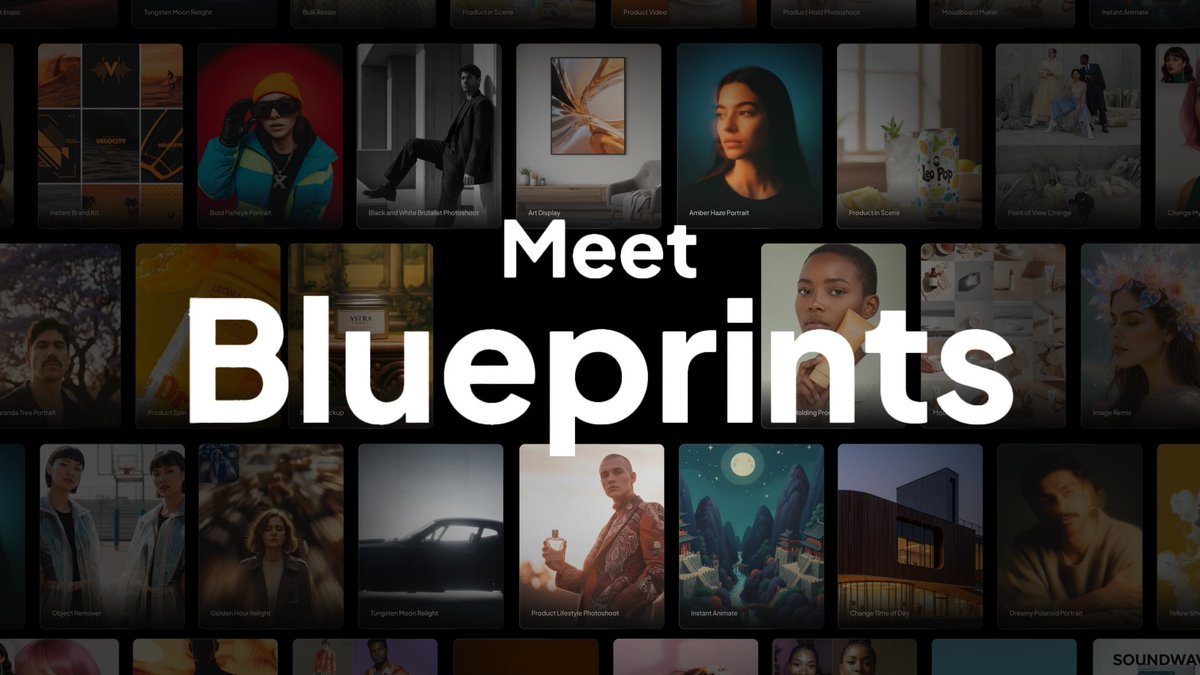 Blueprints by Leonardo Ready-made workflows. Endless creativity. Blueprints combine models, prompts, and settings into one streamlined flow. Soon, you'll be able to build your own Blueprints, share them with the community, and access them through the Leonardo API. Turn your favorite creative processes into repeatable systems that work the way you do. Blueprints will evolve with the community, inspired by your creations, ideas, and feedback. Together, we're building a future where creativity is limitless, repeatable, and uniquely yours. Try Blueprints for 75% off. Your shortcut to pro results.