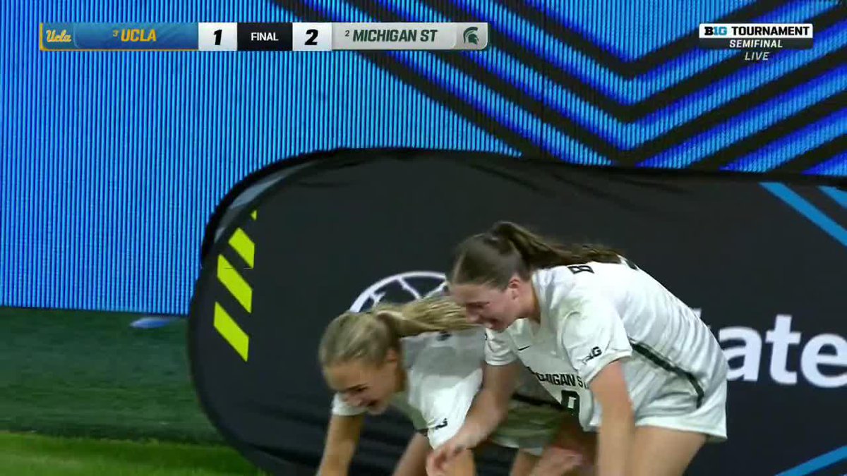 MICHIGAN STATE WINS IT IN OVERTIME AND WILL PLAY FOR THE CHAMPIONSHIP 💥💥 Michigan State Women's Soccer