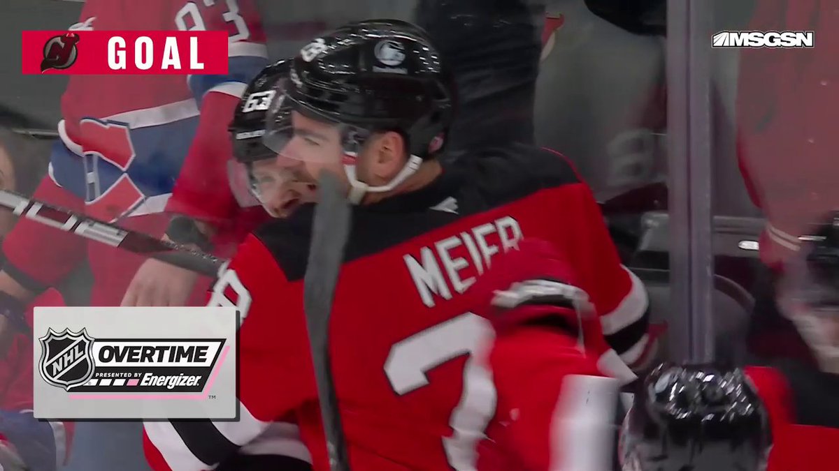 JESPER BRATT‼️ The New Jersey Devils tie the game late and go on to win in Energizer overtime!