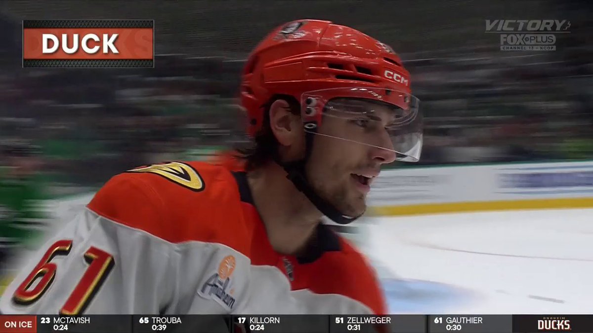 CUTTER GAUTHIER GETS HIS 11TH OF THE SEASON 🫨