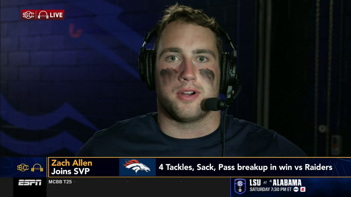 Zach Allen confirms that the Broncos roster loves the throwback unis just as much as Scott Van Pelt does š„š®āšØ