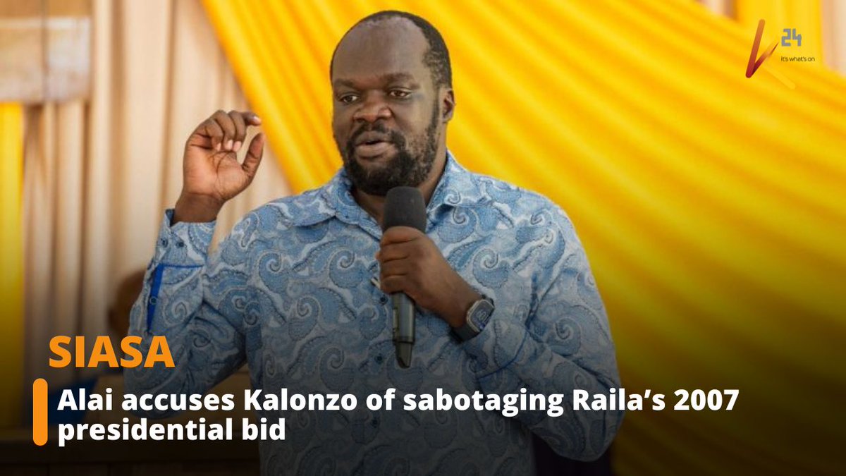 Alai accuses Kalonzo of sabotaging Raila’s 2007 presidential bid