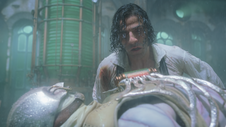 IT'S ALIVE! FRANKENSTEIN, a film by Guillermo del Toro, is now playing. Starring Oscar Isaac, Jacob Elordi, Mia Goth, and Christoph Waltz.