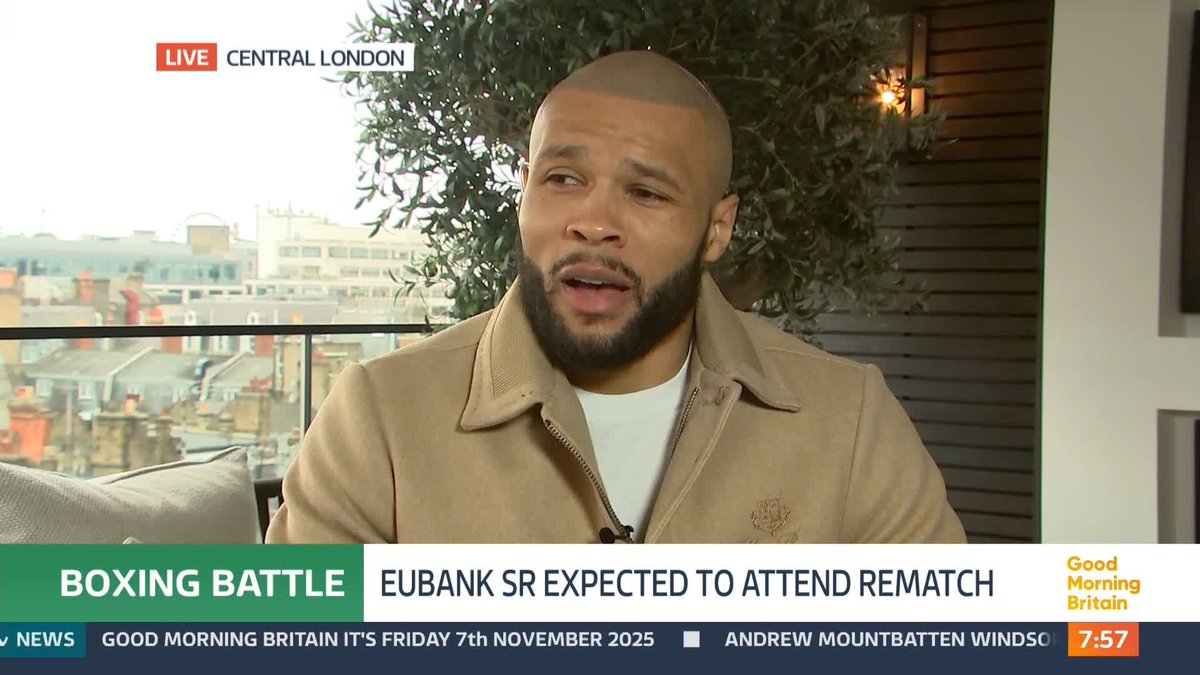 'My father wants me to retire,' says Chris Eubank Jr. Chris Eubank Jr takes on Conor Nigel Benn at Tottenham Hotspur Stadium next week.