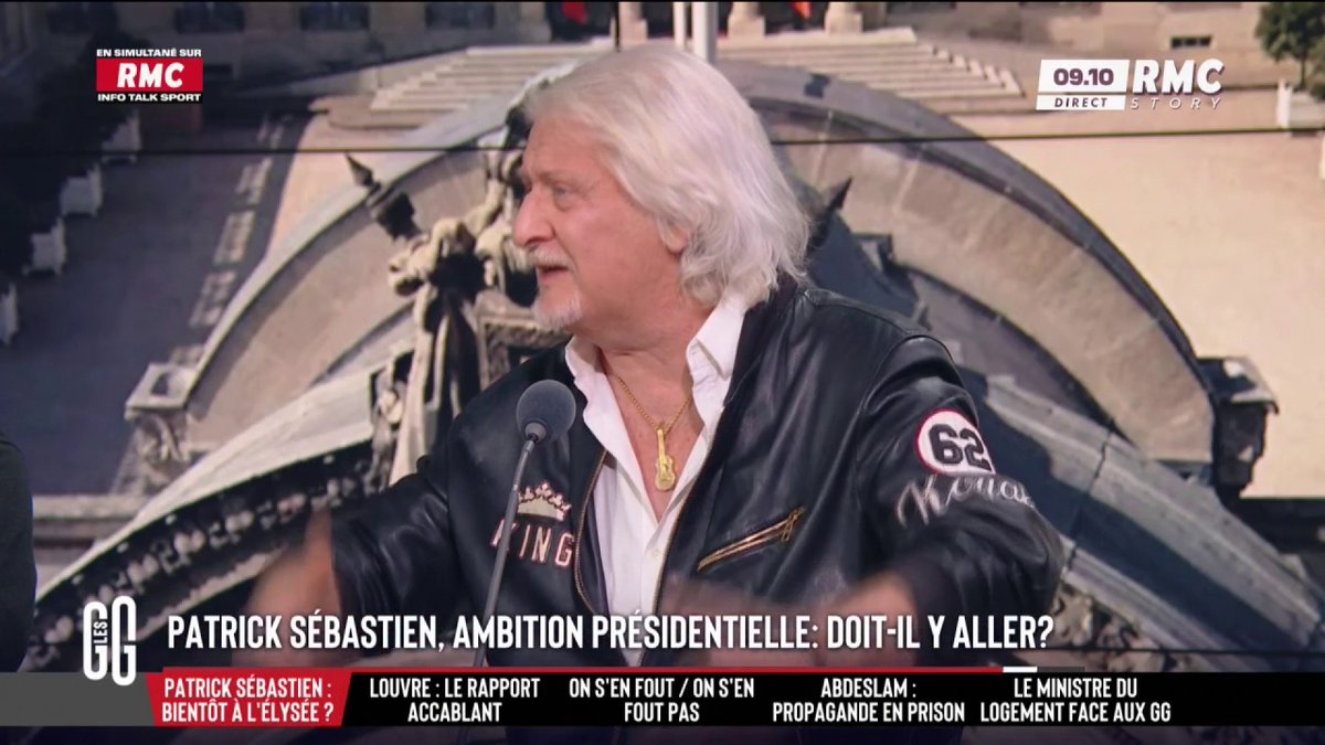 🤔 Patrick Sébastien une ambition présidentielle. Doit-il y aller ? 🗣️ Patrick Sébastien sur son mouvement 'Ça suffit' : "Ce n'est pas un parti, je ne me présente à rien ! Je ne veux pas me présenter, je veux représenter." #GGRMC
