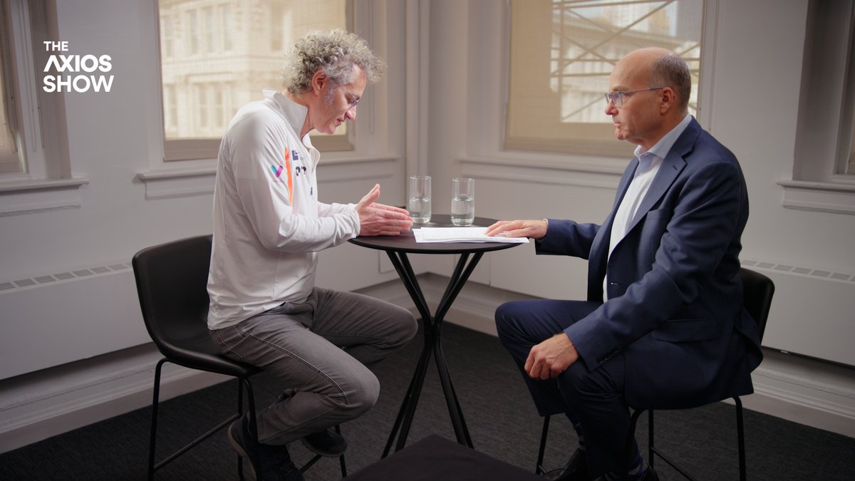 📺 WATCH: On the Season 1 finale of The Axios Show, Palantir CEO Alex Karp and Mike Allen cover: • Karp’s political transformation • Government surveillance, and why he thinks the fears are overblown • A personal story that brought him to tears