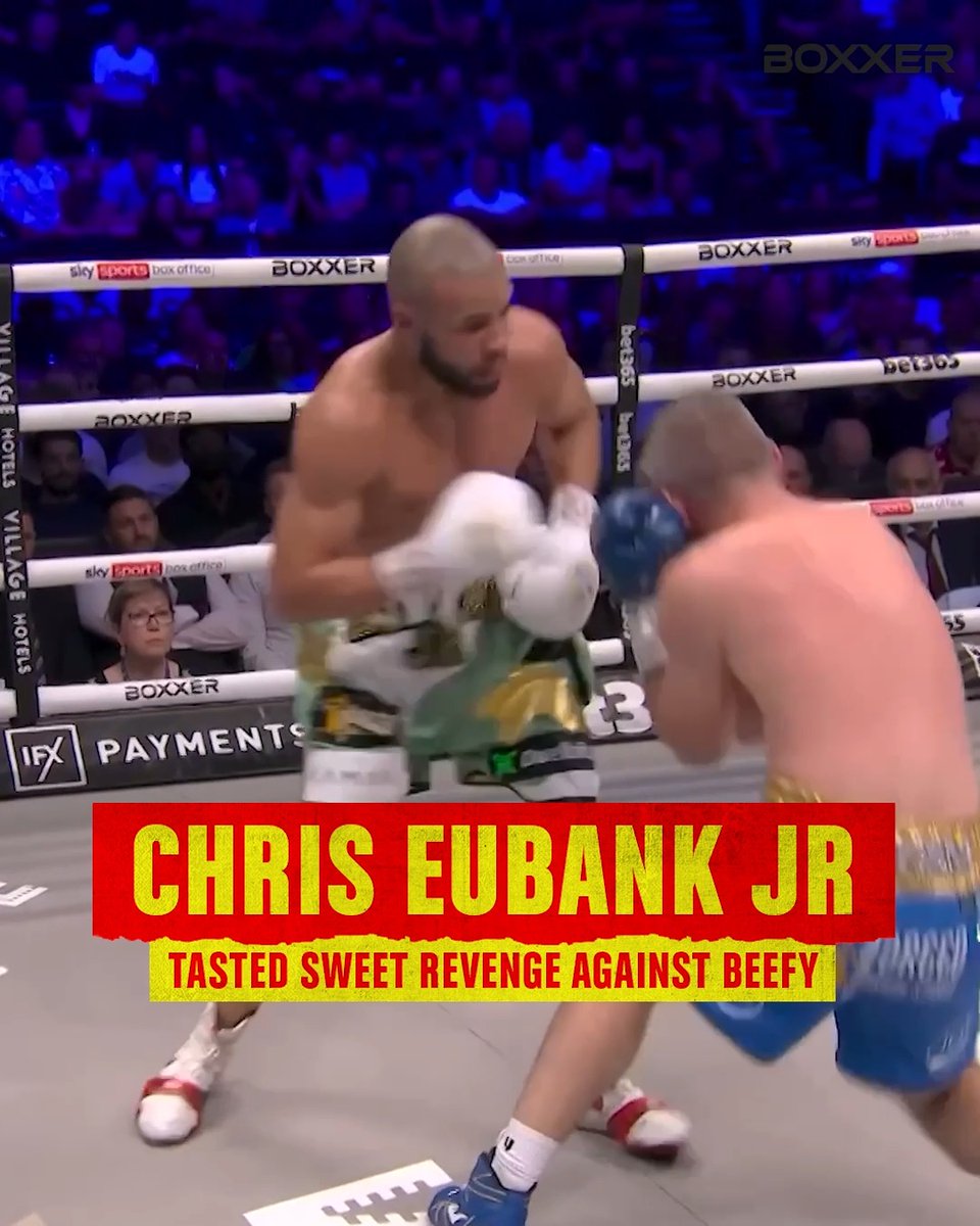 Throwback to when Chris Eubank Jr stopped Liam 'Beefy' Smith to taste revenge in their rematch ๐ฅ Will he stop Conor Benn next Saturdayโ Buy your tickets now: ๐๏ธ The Ring: Unfinished Business l Exclusively on DAZN l ู
ูุณู
ุงูุฑูุงุถ | Riyadh Season | Nov 15th ๐ฅ