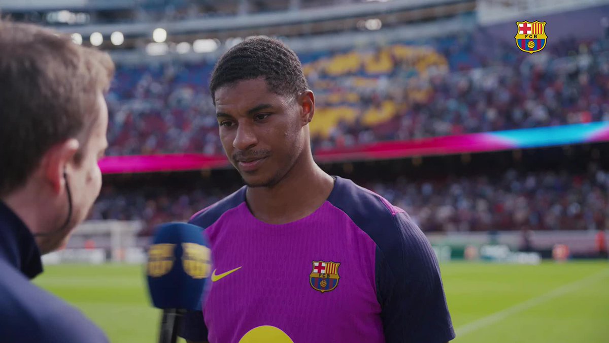 🗣️ Marcus Rashford's first impressions of Spotify Camp Nou