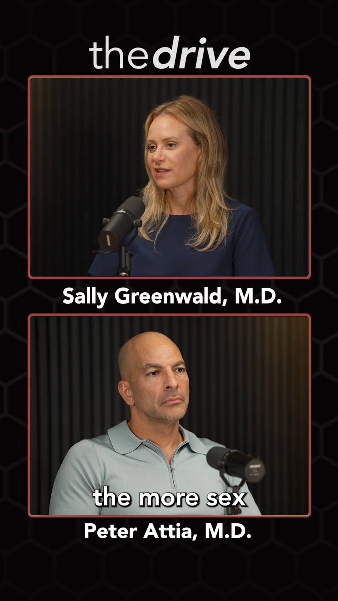How scheduling sex can rekindle desire | Sally Greenwald, M.D. This clip is from episode # 371 of The Drive which was released on 11/3/25. In the full episode, we cover: -The physiology of the female orgasm, sexual comfort and satisfaction, and the disparity between men and women -Foreplay, the science of desire, and methods to help women cultivate arousal and connection -Understanding sexual desire, how to cultivate it, the role of hormones, and testosterone therapy in women -Considerations for choosing contraceptives and hormonal therapies during perimenopause -More Watch or listen (Ep. # 371) to the full episode on my website ( or your favorite podcast player.