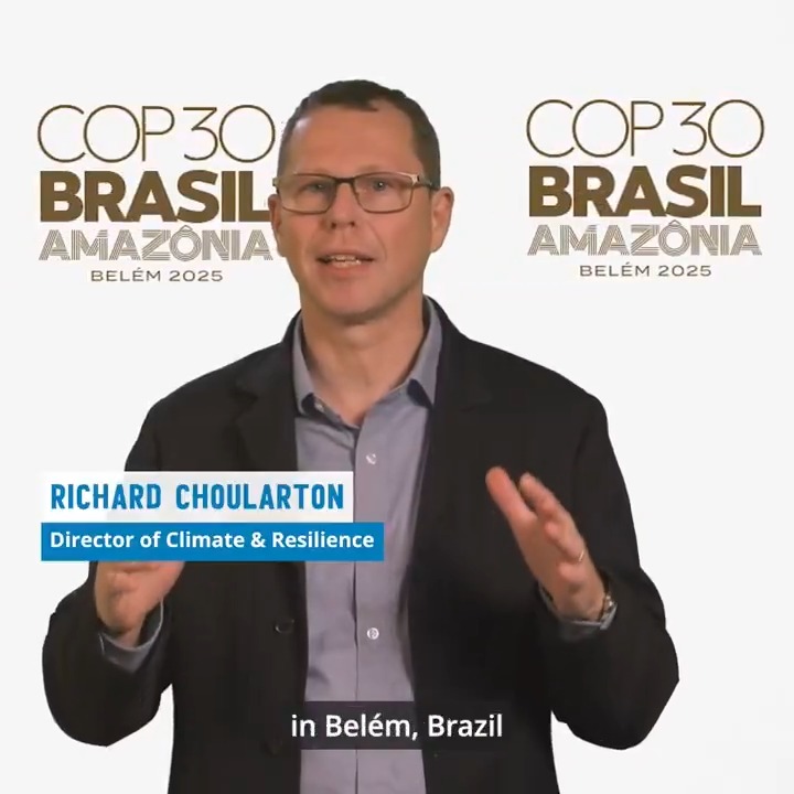 Droughts, floods, and storms are driving food insecurity around the world. As leaders convene at #COP30, WFP’s Richard Choularton explains why this year’s UN Climate Conference is pivotal to protect vulnerable communities from being pushed further into hunger.