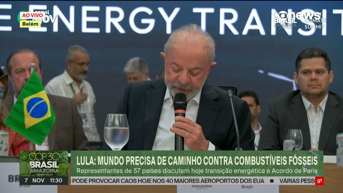 Lula diz que o mundo precisa um “mapa de caminho claro” para acabar dependência dos combustíveis fósseis e sugere compromissos no sentido de ampliar fontes renováveis. #ConexãoGloboNews ➡ Assista à #GloboNews: