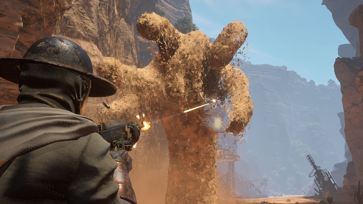 Get your first look at the revamped Canyons, a new post-apocalyptic sci-fi action game where you're exiled to the titular Canyons above a Crawler land ship, forced to survive by confronting a world where anything – ANYTHING – can come to life and be deadly.