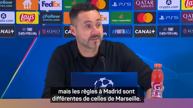🚨🚨EUROPA DESPIERTA🚨🚨 💥 Roberto De Zerbi: 🔥 "Las reglas en Madrid son diferentes a las del olympique de Marsella" 💣BOOOOOOOOOOOMMMMMMMM