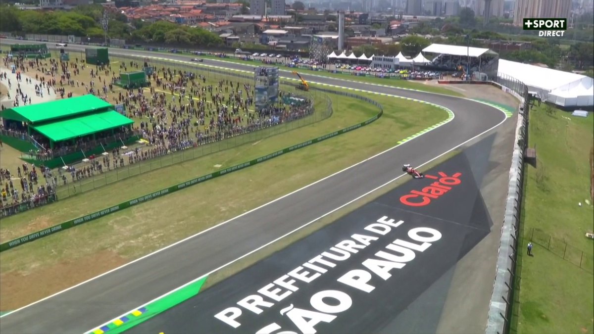 Quelle image 😱 Double 360 pour Lewis Hamilton 😳 #BrazilGP #F1