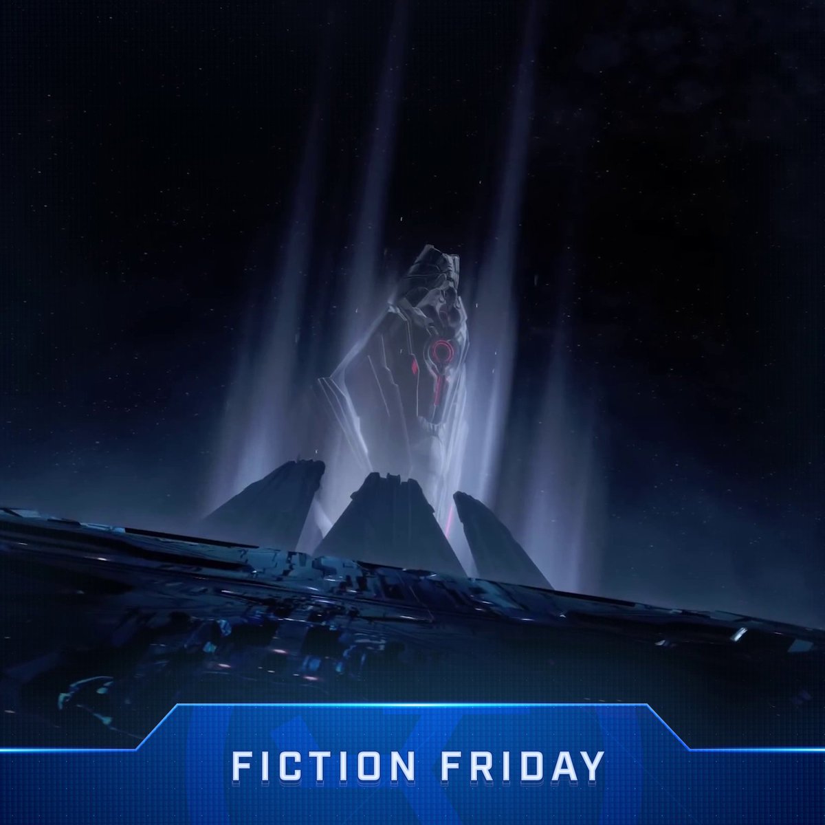 Shield worlds were the Didact's proposed counter-solution to the Flood. Requiem, the first of its kind, came to serve as a silent tomb for the Promethean commander after he was driven mad by the Gravemind and turned into an agent of chaos for the Flood. #FictionFriday