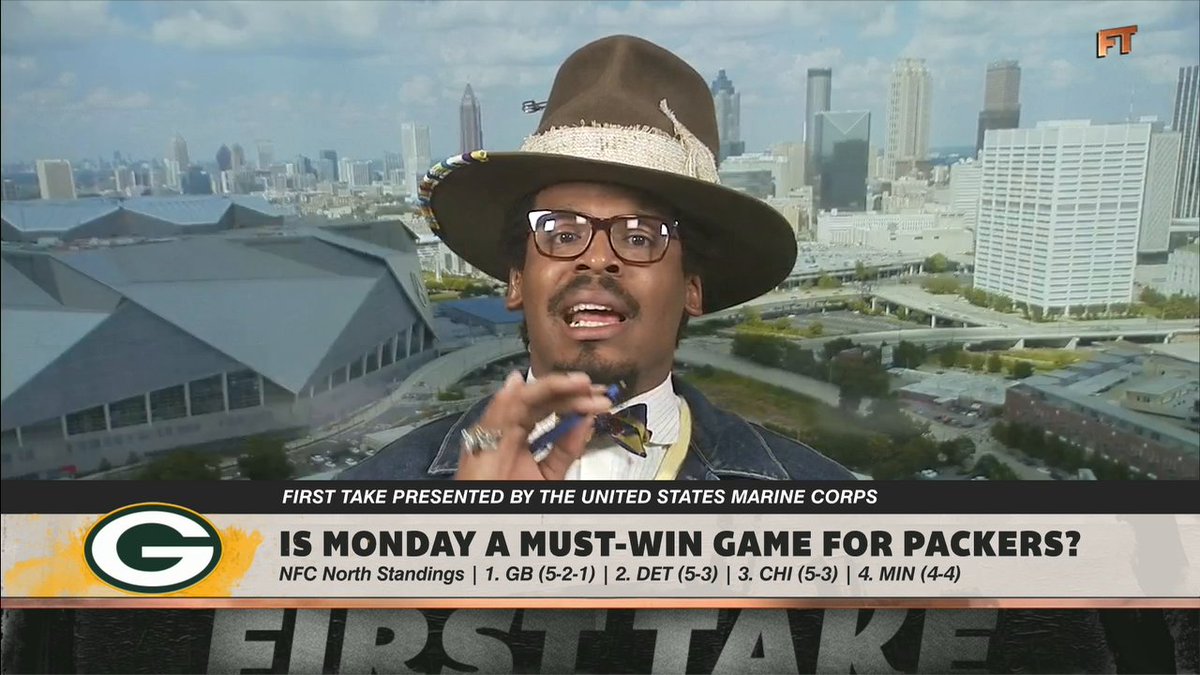 "Will the real Jordan Love please stand up?" Cam Newton says this is a must-win game for the Packers against the Eagles ✍️