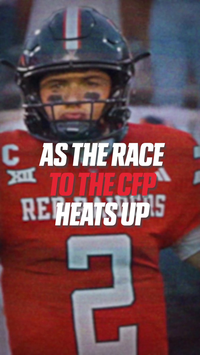A top-10 clash between Big 12 foes with potential CFP implications on the line 🤩 No. 7 BYU at No. 8 Texas Tech this Saturday at Noon ET on ABC and the ESPN App 🍿