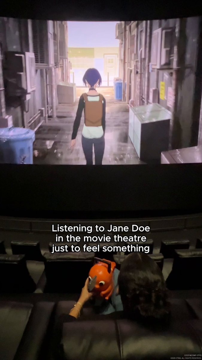This ending song >>>> Chainsaw Man - The Movie: Reze Arc is Verified Hot on Rotten Tomatoes, and now playing exclusively in theatres. Get tickets! #ChainsawManMovie