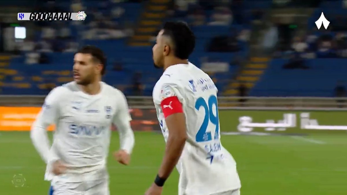 🚨🚨🚨🚨🚨🚨🚨🚨🚨🚨🚨🚨🚨🚨🚨 خيااااااااااااااااااااااااااااالي!!!!! ياله من هدف جميل جدًا! عمل عظيم من ماركوس ليوناردو!!!! متعب الحربي يصنع!!! الأسطورة والمرشح لـThe best سالم الدوسري يسجل! 💙💙💙💙💙💙💙💙💙🥶🥶🥶🥶🥶🥶