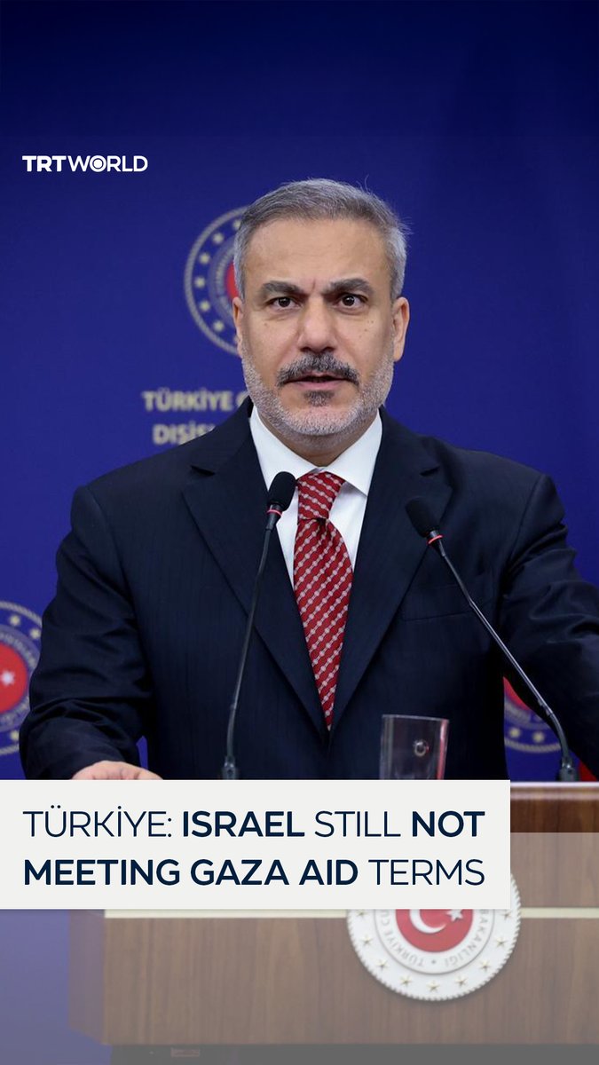 Türkiye’s Foreign Minister Hakan Fidan says Israel has failed to meet its aid obligations for Gaza under the current ceasefire, while the Palestinian side has “honoured the terms of the ceasefire with great maturity”