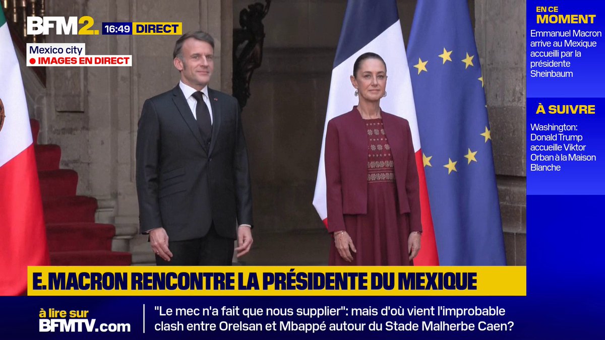 🚨ALERTE INFO Emmanuel Macron et certains ministres sont arrivés au Mexique. Inutile de préciser à quoi tout le monde pense.