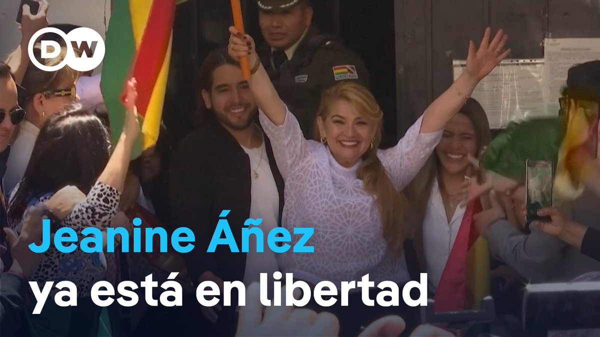 🇧🇴 | La expresidenta interina de Bolivia, Jeanine Añez, abandona prisión tras la anulación de su condena.
