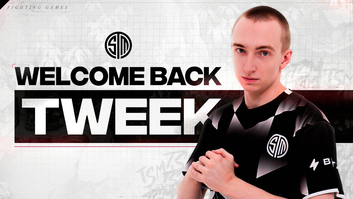 He's back. @TweekSSB returns to the black-and-white 🏴🏳️