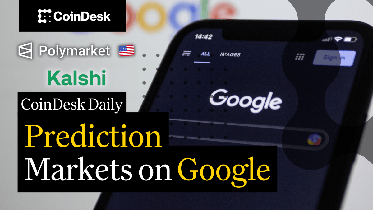 🗞️ Google will bring Polymarket and Kalshi odds directly into Search and Finance. 🗞️ Zcash back into crypto's top 20 after a rally pushed ZEC market cap over $11B. 🗞️ Bitwise confirms its spot Dogecoin ETF may launch within 20 days. Jenn 3.0✨ hosts "CoinDesk Daily." Thank you Genius Group Ltd 🙌 for being a sponsor of the CoinDesk Media Network.