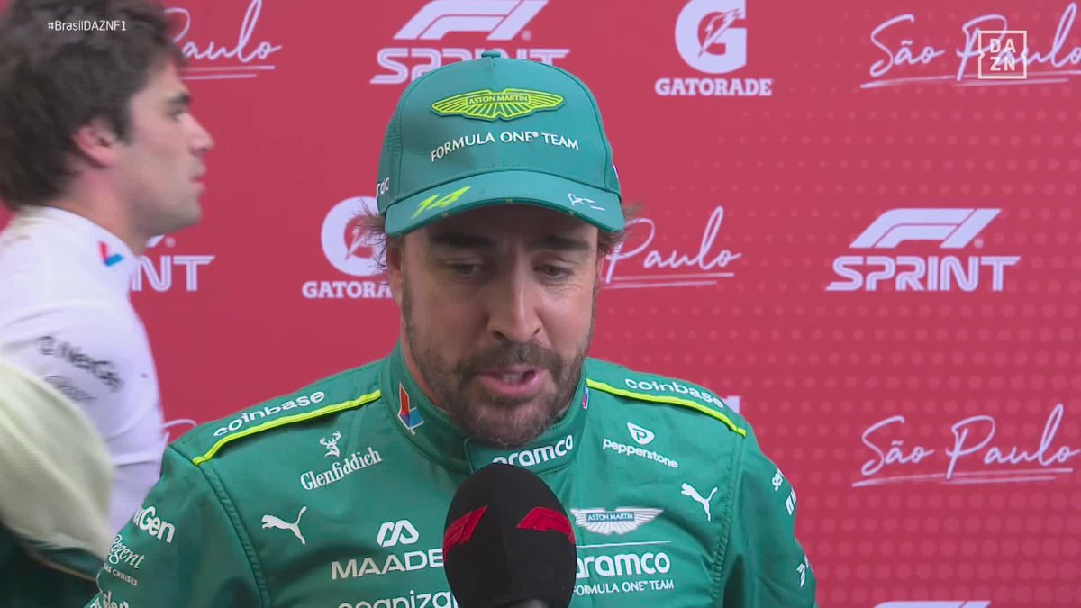 El AMR25 ha despertado en Interlagos 😍 Alonso 5º y Stroll 7º en la clasificación al sprint Fernando Alonso: "Si empiezas con el pie derecho, todo es más fácil" #BrasilDAZNF1 🇧🇷 🔗