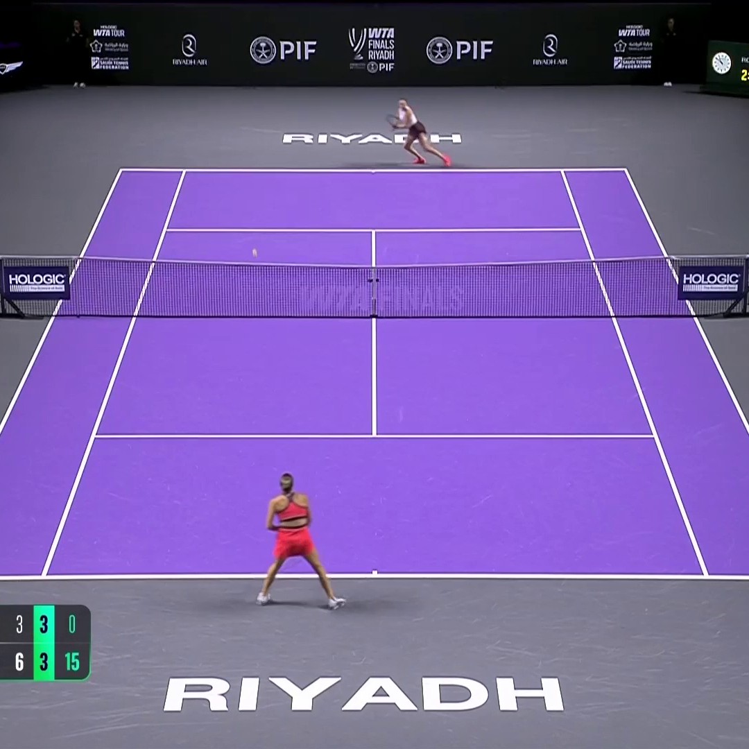 This is tennis nearer the goddesses