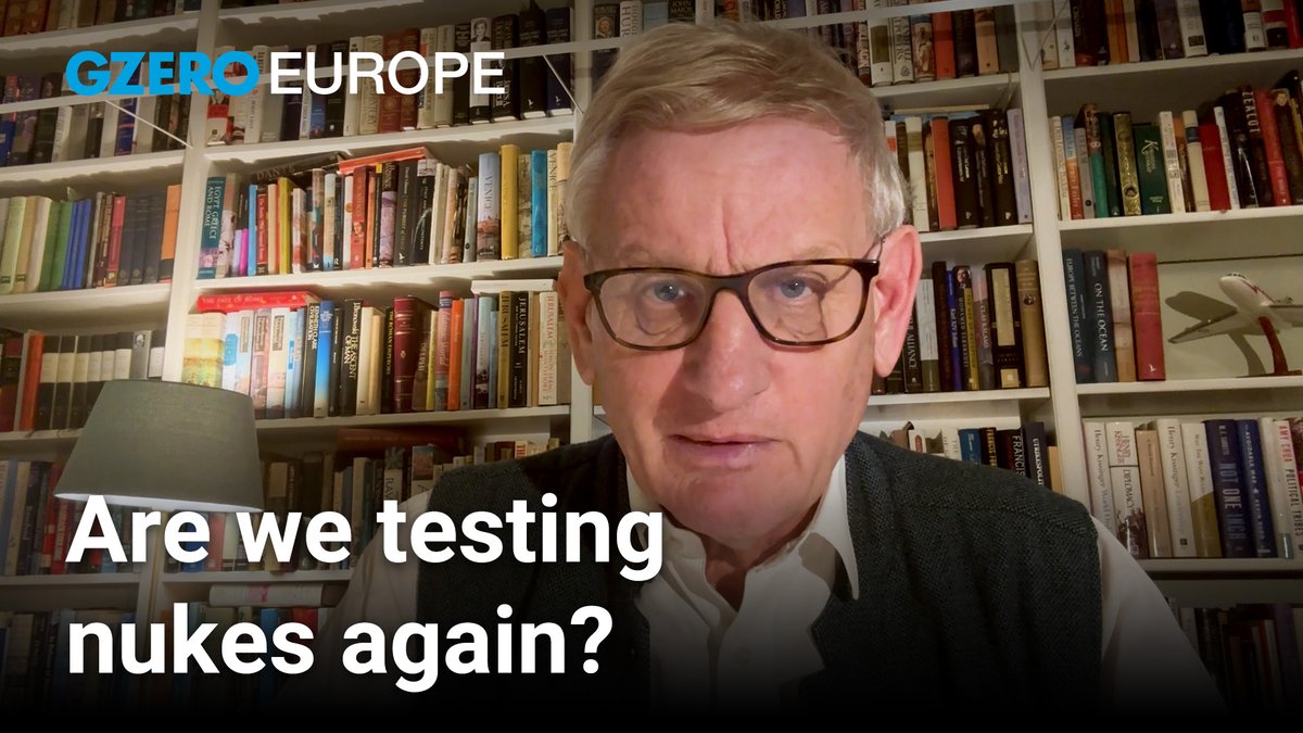 For 35 years, no major power has tested nuclear weapons. Now, it could collapse because of a simple misunderstanding. Sweden's former Prime Minister Carl Bildt breaks down how recent US, Russian, and North Korean moves risk triggering a new age of nuclear testing on #GZEROEurope