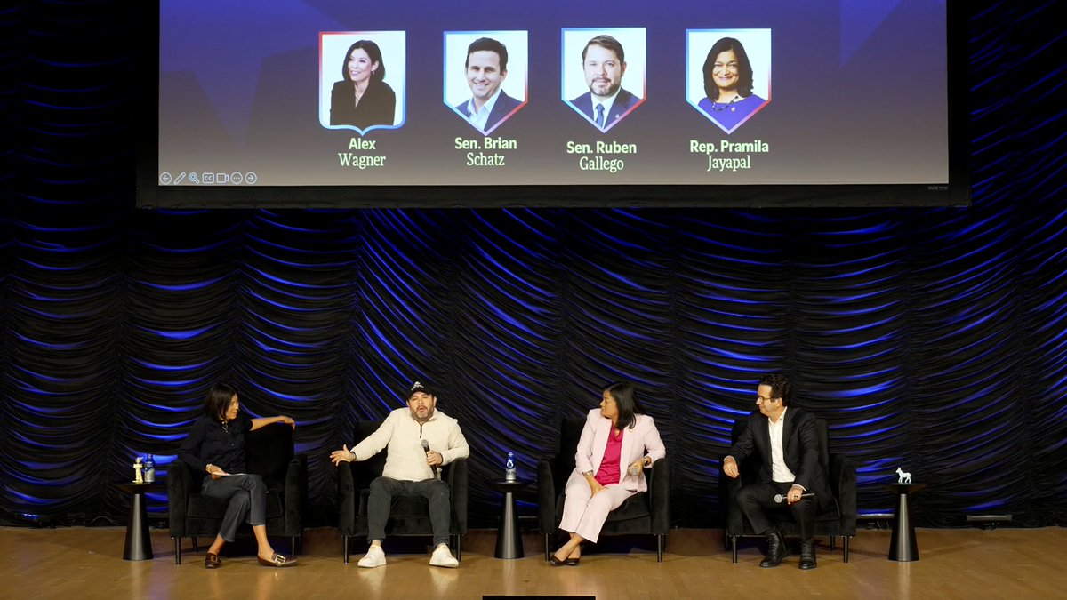 "i gUeSs We'Re dOiNg iNfRaStRuCtUrE." "iT's tHe eAsIeSt ThInG tO gEt DoNe. BeLiEvE mE. jUsT TrUsT uS." Sen. Ruben Gallego and Rep. Pramila Jayapal air some feelings about the Biden Administration. #crookedcon2025