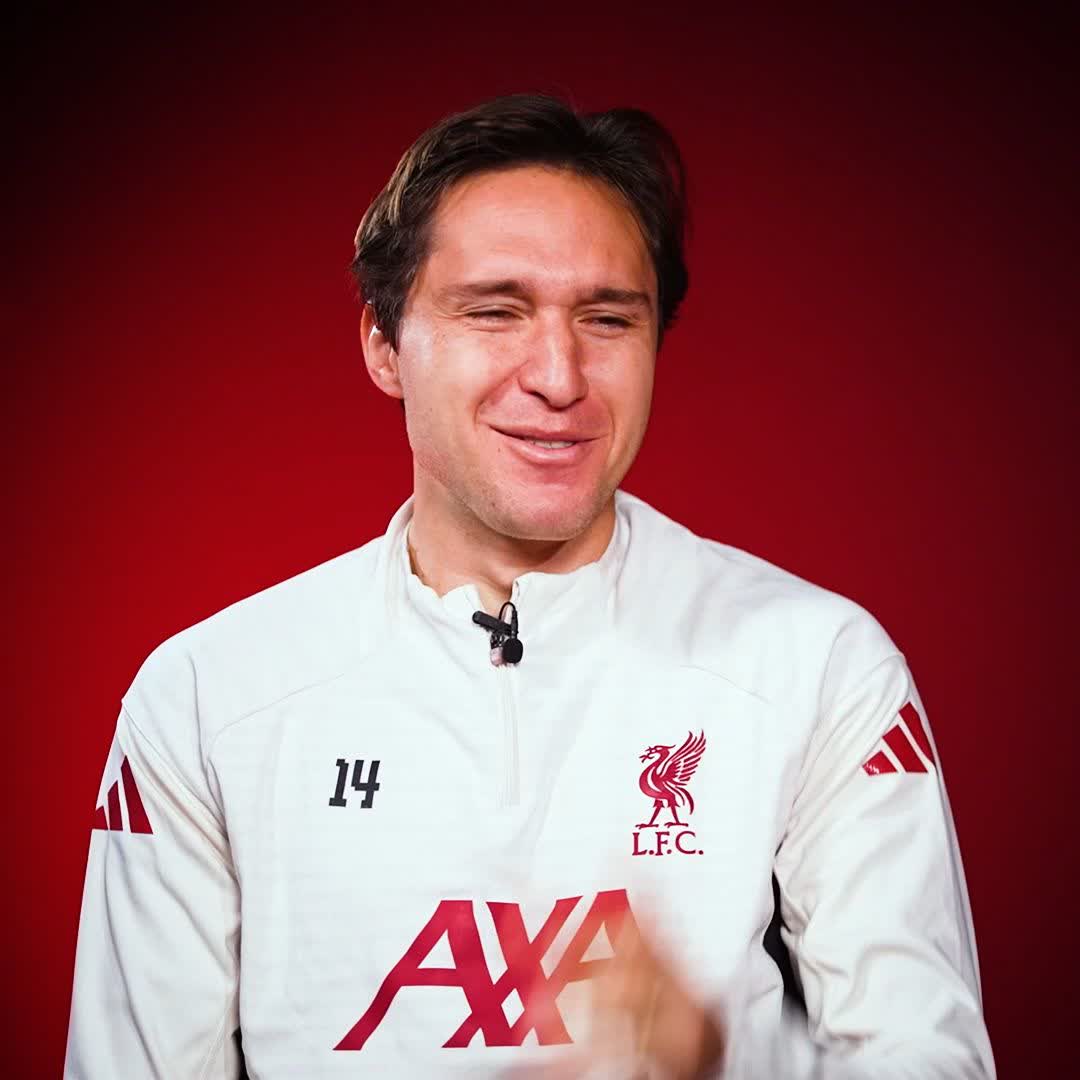 "I'm really honoured to play for such an amazing fanbase" 🥺 Federico Chiesa with a wholesome response to his song from the Liverpool fans 🔴