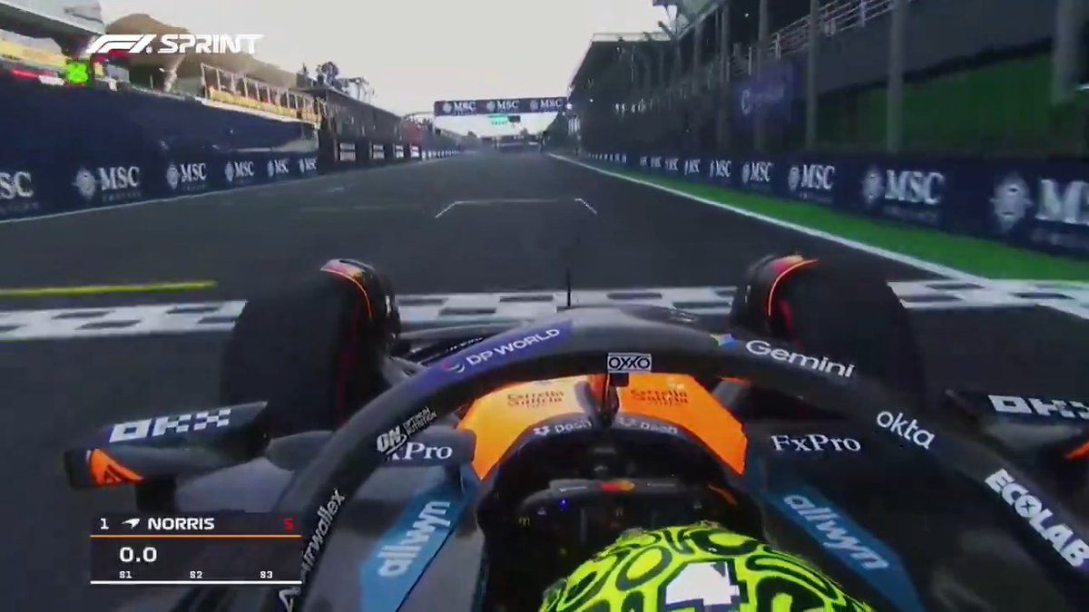 Lando nailed a mighty lap to take #F1Sprint pole 💪 Here's how he did it 👇 #F1 #BrazilGP McLaren Mastercard Formula 1 Team