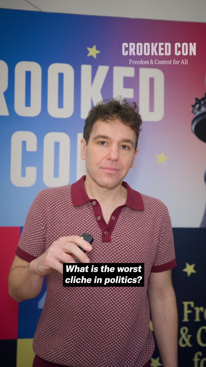 Jon Lovett and Tim Miller are not on the same page. #CrookedCon2025