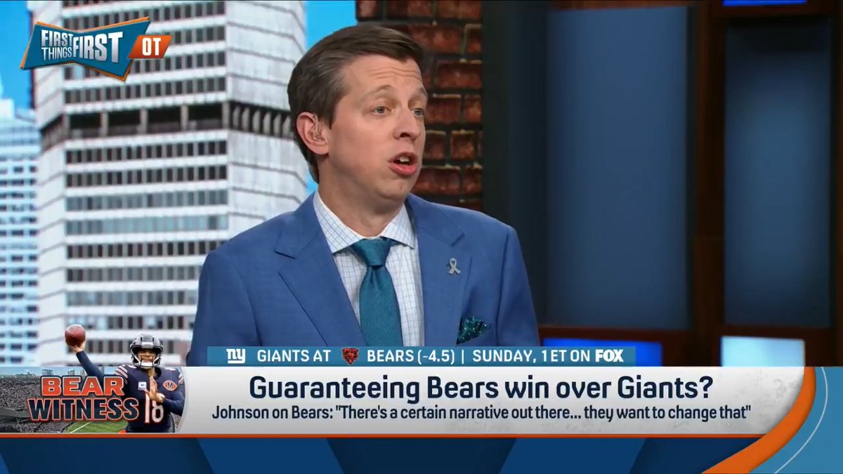 The crew is stunned that Danny Parkins is not guaranteeing a Bears win over a depleted Giants squad 😶 "They will probably win. But I’m not setting myself up for a broken heart."