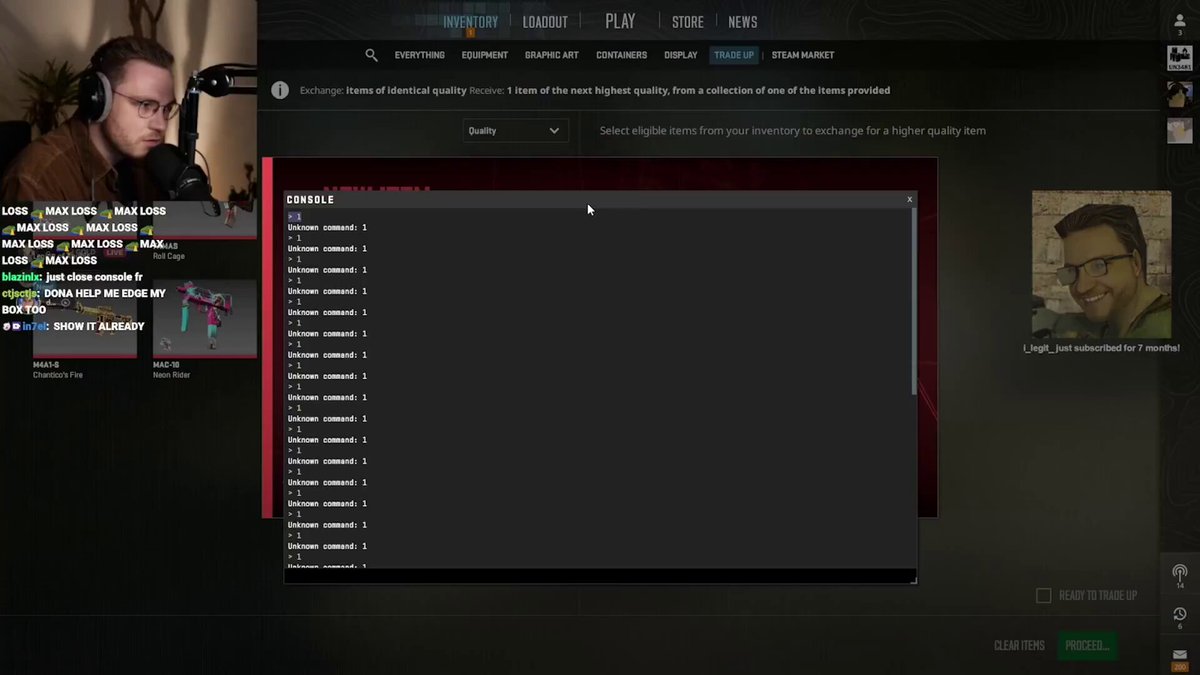 Bro what is this CS trade up content💀