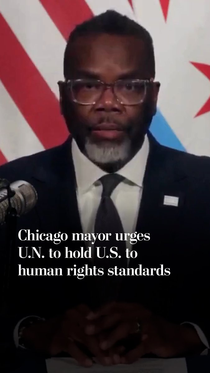Chicago Mayor Brandon Johnson invited a panel of independent United Nations experts to examine what he called the federal government’s “abusive immigration crackdowns” in his city.