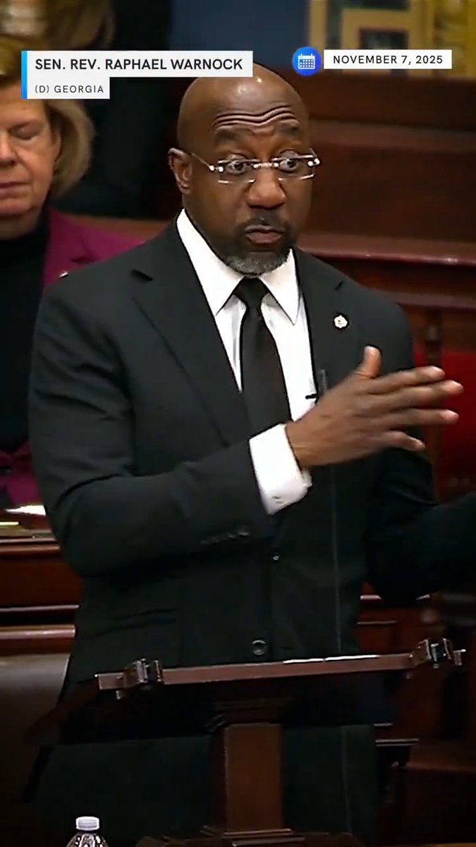 This fight is about the people we represent. Let's extend healthcare tax credits, reopen the government, and then let's sit down and figure it out. The status quo is not working well for anybody. We need to give Americans some hope. —Senator Reverend Raphael Warnock