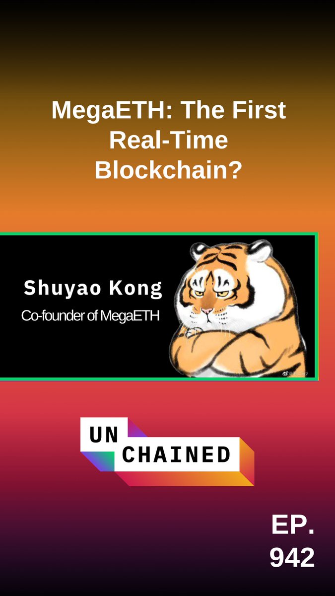 Solana: 400ms. Arbitrum: 265ms. MegaETH: 10ms. 🤯 Shuyao Kong on Unchained: